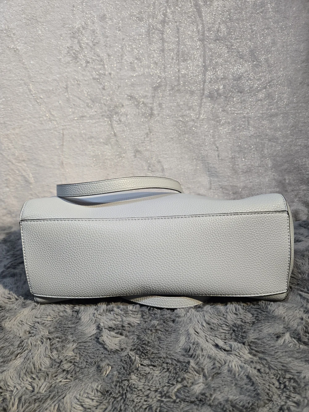 Nanette Lepore Light Powder Blue Pebbled Tote
